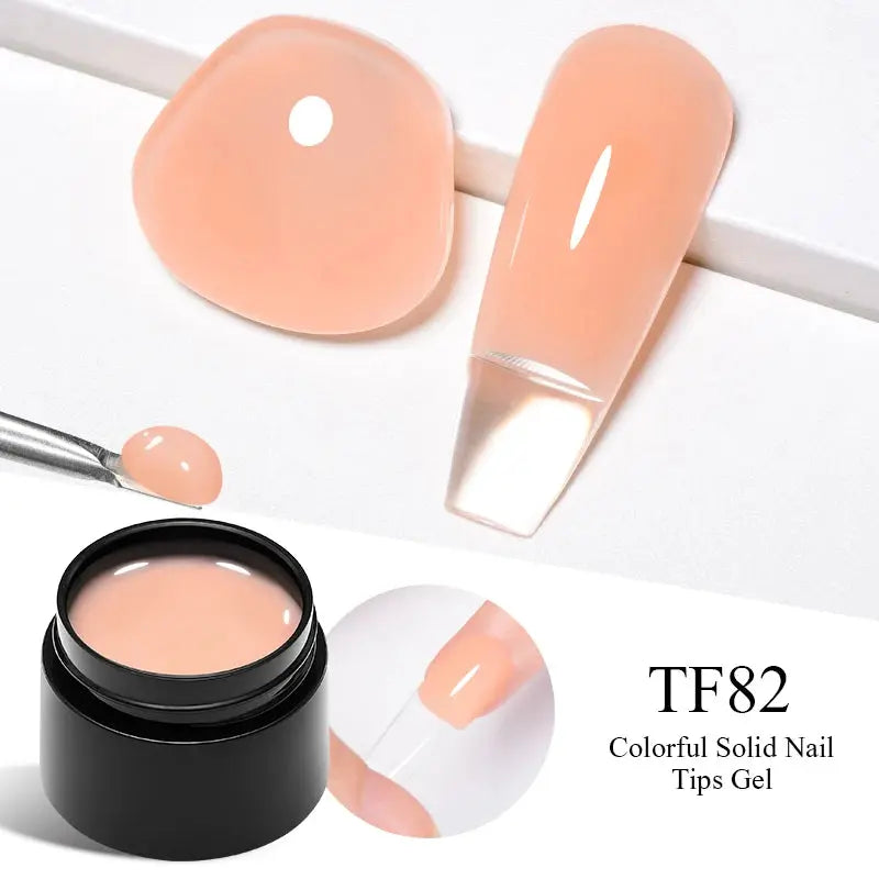 MEET ACROSS 7ml Clear Non Stick Hand Solid Extension Nail Gel Polish CSPECIFICATIONSBrand Name: MEET ACROSSIngredient: ResinOrigin: Mainland ChinaHign-concerned Chemical: NoneNumber of Pieces: One UnitVolume: 10mlModel Number: Q52305-1Johnny TirakJohnny TirakStick Hand Solid Extension Nail Gel Polish Carving Flower Nail Art Building UV Gel Acrylic Varnish