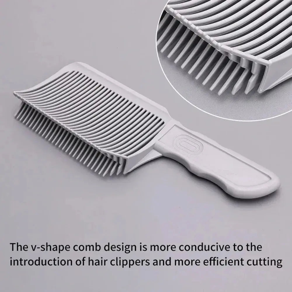 Barber Fade Combs Hair Cutting Tool for Gradient Hairstyle Comb Flat TSPECIFICATIONSBrand Name: NoEnName_NullOrigin: Mainland ChinaItem Type: Styling AccessoryNumber of Pieces: One UnitMaterial: plasticBrand Name: CxbfgItem Type: combCJohnny TirakJohnny TirakGradient Hairstyle Comb Flat Top Hair Cutting Comb