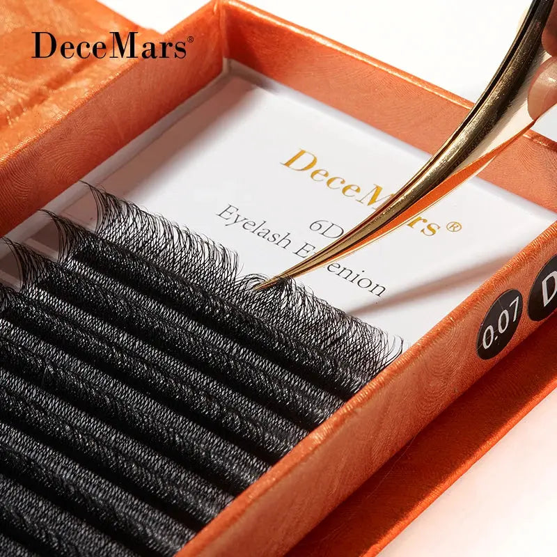 DeceMars 6D-W shaped eyelash extensionSPECIFICATIONSBrand Name: DeceMarsFalse Eyelashes Terrier: OtherOrigin: Mainland ChinaCN: ShanghaiFalse Eyelashe Length: under 0.5cmFalse Eyelashes Sort: Eyelashes EJohnny TirakJohnny Tirakshaped eyelash extension