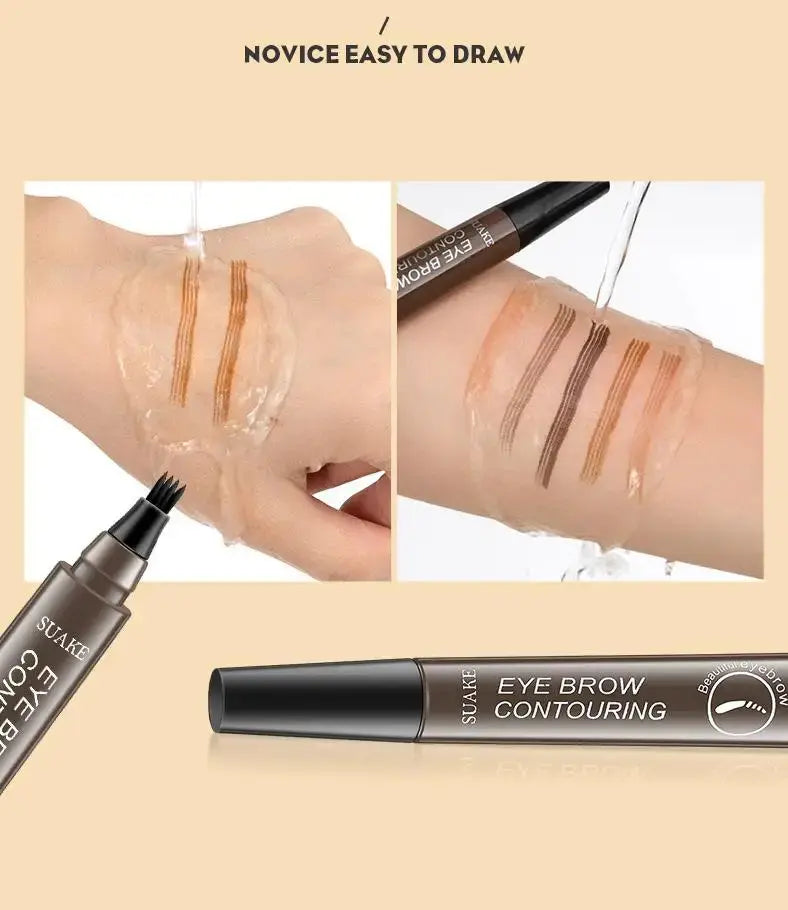 4 Point Eyebrow Pencil Maquillajes Para Mujer Waterproof Liquid EyebroSPECIFICATIONSBrand Name: SUAKEOrigin: Mainland ChinaFormulation: LiquidWaterproof / Water-Resistant: YesSize: Full SizeNumber of Pieces: One UnitNET WT: 1.5gCertifiJohnny TirakJohnny Tirak4 Point Eyebrow Pencil Maquillajes Para Mujer Waterproof Liquid Eyebrow Pen Makeup Long Lasting Cosmetic Microblade Brow Pencil