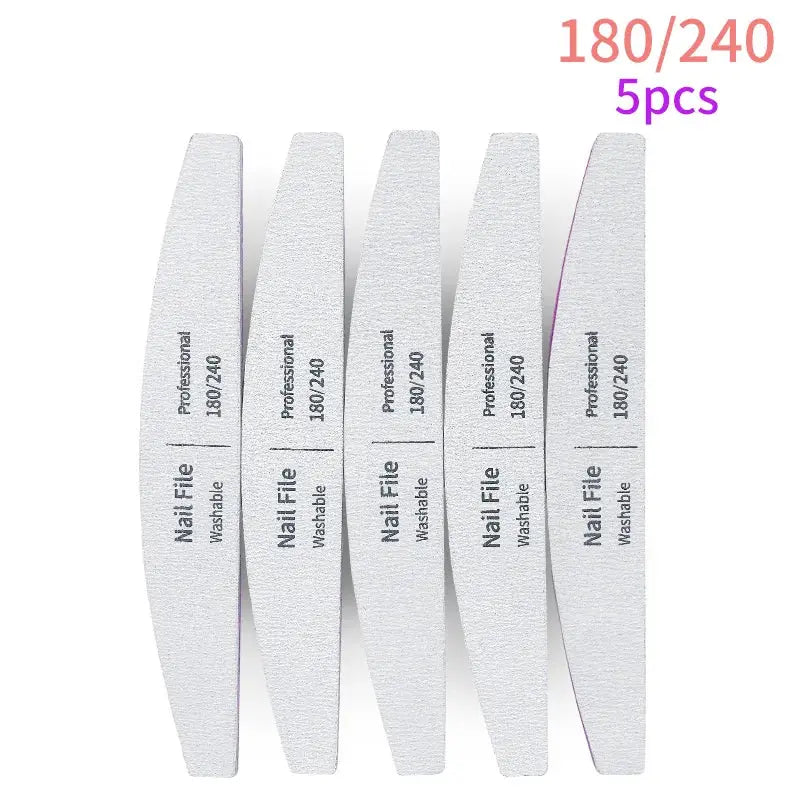 Nail File 100 to 180 Professional Tools Emery for Manicure Lime 240 SaSPECIFICATIONSBrand Name: NoEnName_NullQuantity: 5pcs/10pcsItem Type: Nail FileMaterial: plasticNumber of Pieces: COMBOOrigin: Mainland ChinaChoice: yessemi_Choice: Johnny TirakJohnny TirakManicure Lime 240 Sandpaper Gel Polishing Files