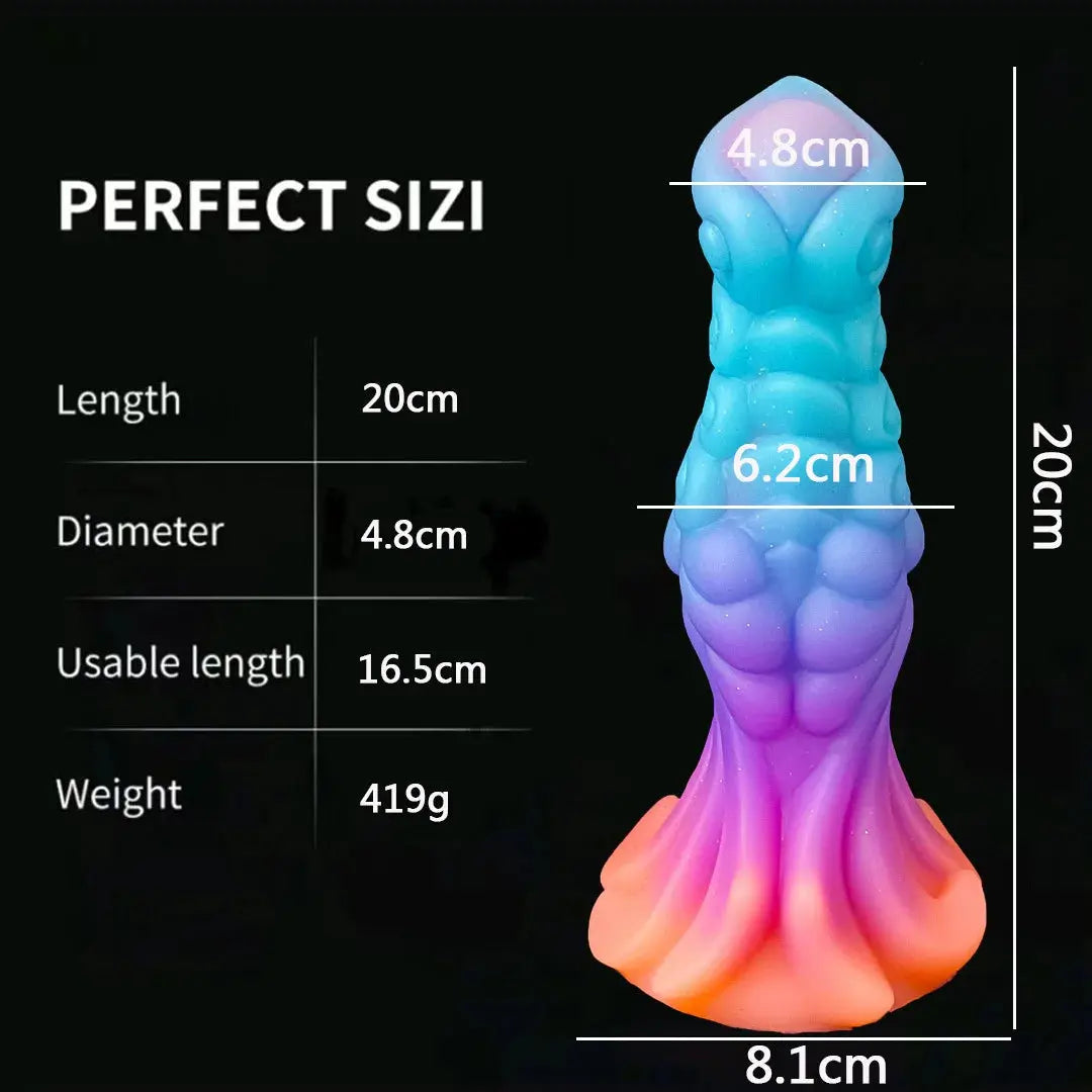 Silicone Realistic Dildo Luminous Monster Dildo Deep Anal Plug ExploreSPECIFICATIONSBrand Name: Sweet MagicSexually Suggestive: NoOrigin: Mainland ChinaObscene Picture: NoNumber of Pieces: One UnitSize: 1 sizeMaterial: SiliconeItem TypJohnny TirakJohnny TirakSilicone Realistic Dildo Luminous Monster Dildo Deep Anal Plug Explore Prostate Massage Anal Dildo Butt Plug Anal Toys Sexshop