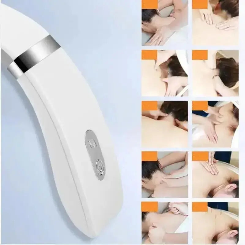 Cervical Massager Protable Mini Neck Shoulder Massager Deep Massage NeSPECIFICATIONS
Brand Name: other
Model Number: NECK002
Item Type: Massage &amp; Relaxation
Material: ABS &amp; TPR
Origin: Mainland China
Certification: CE
CertificaJohnny TirakJohnny TirakCervical Massager Protable Mini Neck Shoulder Massager Deep Massage Neck Warm Pressing Neck Pressing Care