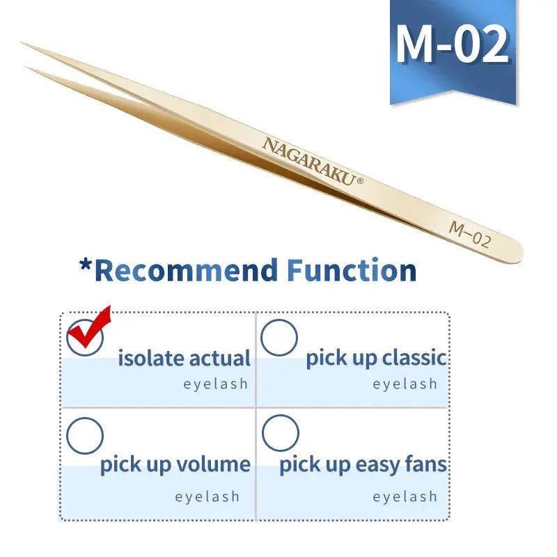 NAGARAKU Eyelash Extension Tweezers Makeup Stainless Steel Eyelash 3D SPECIFICATIONSBrand Name: NAGARAKUOrigin: Mainland ChinaItem Type: Eyebrow TweezerNumber of Pieces: One UnitMaterial: Stainless SteelSize: ALL STYLEModel Number: ALLJohnny TirakJohnny TirakNAGARAKU Eyelash Extension Tweezers Makeup Stainless Steel Eyelash 3D accurate Clip