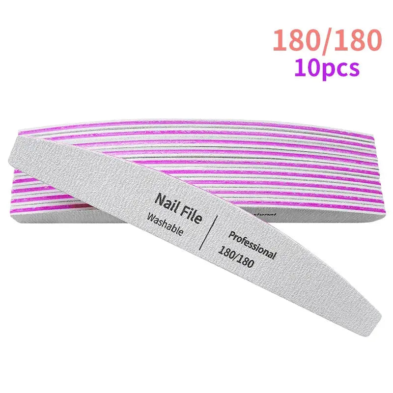 Nail File 100 to 180 Professional Tools Emery for Manicure Lime 240 SaSPECIFICATIONSBrand Name: NoEnName_NullQuantity: 5pcs/10pcsItem Type: Nail FileMaterial: plasticNumber of Pieces: COMBOOrigin: Mainland ChinaChoice: yessemi_Choice: Johnny TirakJohnny TirakManicure Lime 240 Sandpaper Gel Polishing Files