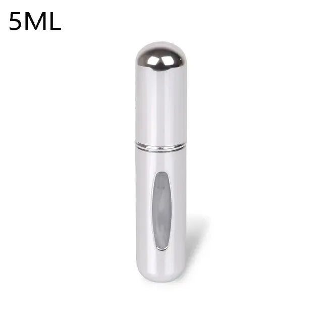 8/5ml Perfume Atomizer Portable Liquid Container For Cosmetics Traveling Mini Aluminum Spray Alcochol Empty Refillable Bottle.