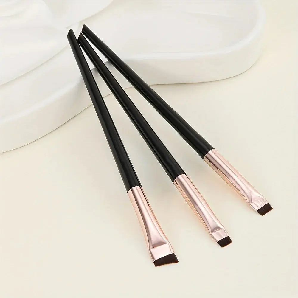 Ultra-Thin Eyebrow Brush Set -3Pcs Angled Precision Eyeliner MakeupBruSPECIFICATIONSBrand Name: otherItem Type: MAKEUP BRUSHQuantity: 3/4/7Origin: Mainland ChinaChoice: yesJohnny TirakJohnny TirakUltra-Thin Eyebrow Brush Set -3Pcs Angled Precision Eyeliner MakeupBrushes, Synthetic Bristles Slanted Eyeshadow Eye Brow Tintin