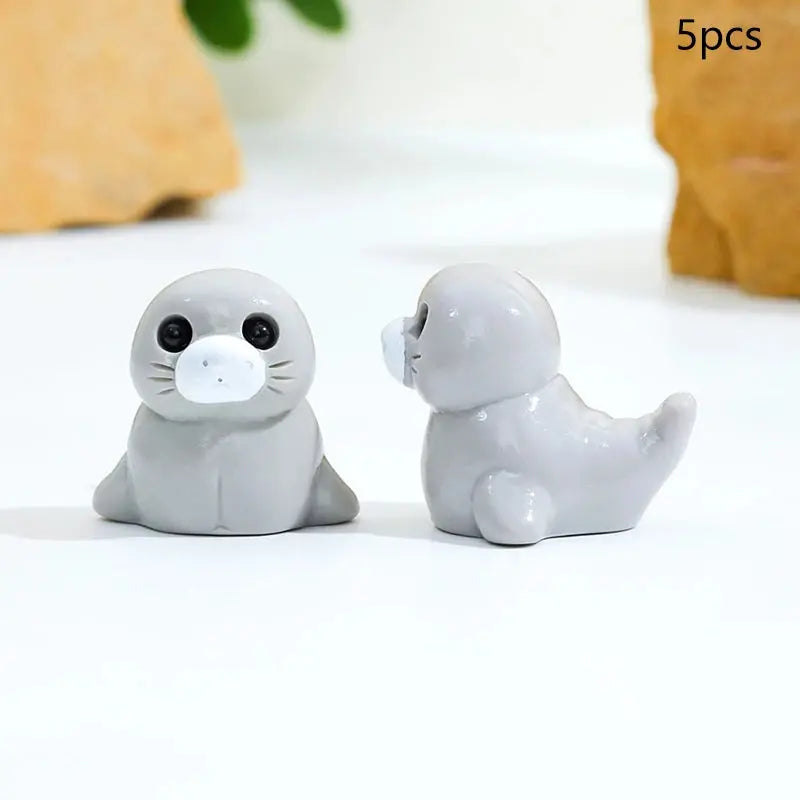 5Pcs Cute Funny Seal Pup Mini Figurines Cartoon Animal Small Ornament SPECIFICATIONSBrand Name: JETTINGHign-concerned Chemical: NoneMaterial: RESINOrigin: Mainland ChinaChoice: yessemi_Choice: yesJohnny TirakJohnny Tirak5Pcs Cute Funny Seal Pup Mini Figurines Cartoon Animal Small Ornament Novelty Stress Reliever Toys Kawaii Home Decoration