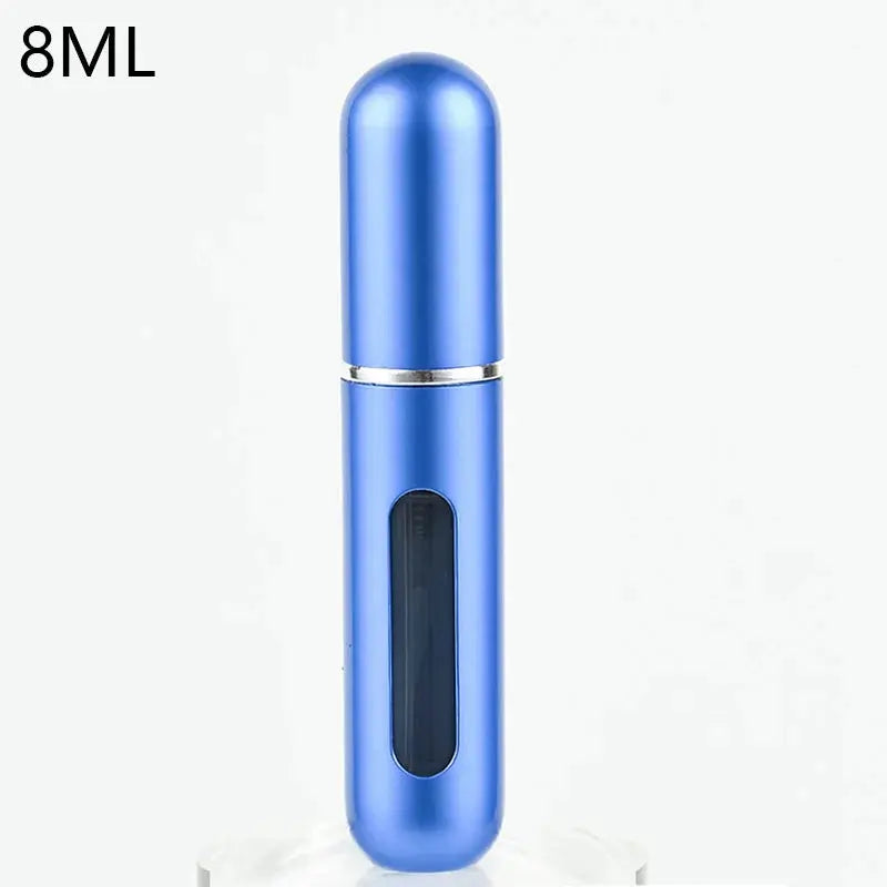 8/5ml Perfume Atomizer Portable Liquid Container For Cosmetics Traveling Mini Aluminum Spray Alcochol Empty Refillable Bottle.