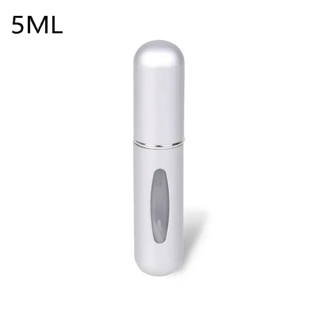 8/5ml Perfume Atomizer Portable Liquid Container For Cosmetics Traveling Mini Aluminum Spray Alcochol Empty Refillable Bottle.