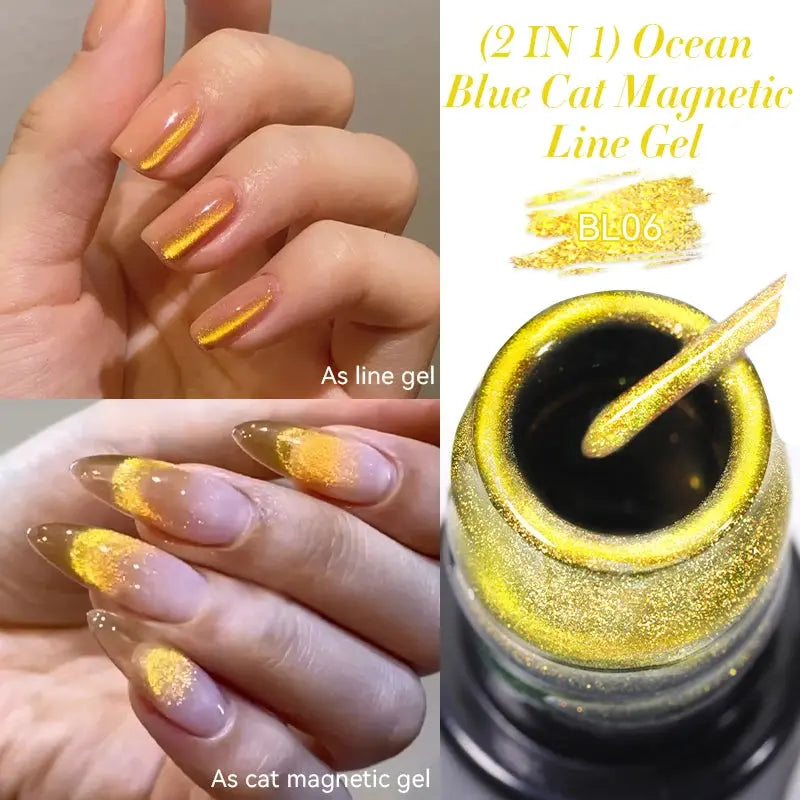 LILYCUTE 5ML Champagne Gold Reflective Glitter Liner Gel Nail Polish BSPECIFICATIONSItem Type: Line Drawing Gel PenColor: 14 Colors For ChooseDesign: Fluorescence UV GelAdvantage: Healthy and EcofriendlyFeature 2: Laser gelFeature 3: HJohnny TirakJohnny TirakLILYCUTE 5ML Champagne Gold Reflective Glitter Liner Gel Nail Polish Bright Sparkling French Semi Permanent Nail Painting UV Gel