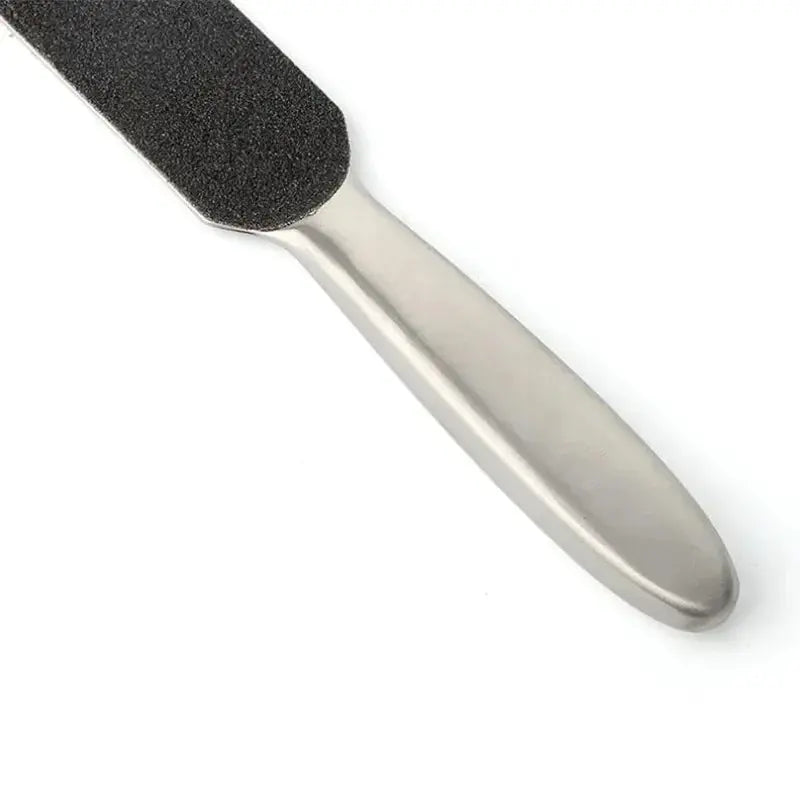 File Callus Remover Foot Files Pedicure Pads Stainless Handle Silencer For Foot Care Tools Replaceable Sandpaper.