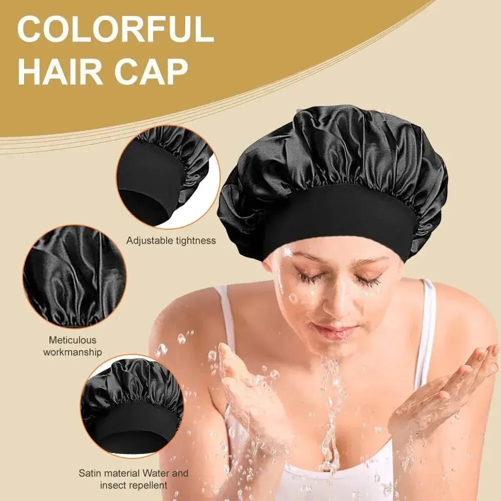 Shower Cap Hairdressing Hair Care Hat High Elasticity Monthly Shower CSPECIFICATIONSBrand Name: otherItem Type: capOrigin: Mainland ChinaChoice: yesJohnny TirakJohnny TirakShower Cap Hairdressing Hair Care Hat High Elasticity Monthly Shower Cap Female Nursing Satin Sleeping Cap