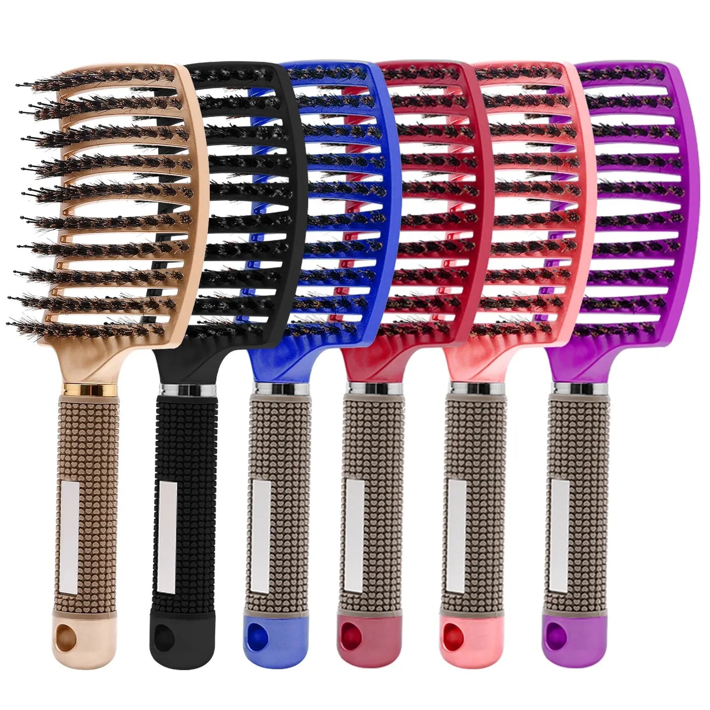 Hair Brush Hair Comb Detangling Hair Brush Bristle&Nylon Women Wet MasSPECIFICATIONS
Number of Pieces: One Unit
Brand Name: other
Model Number: A0005
Item Type: comb
Material: ABS
Size: 25*8.7 * 2.6cm
Origin: Mainland China
Choice: yesJohnny TirakJohnny TirakHair Brush Hair Comb Detangling Hair Brush Bristle&Nylon Women Wet Massage Comb Curly Hairdressing Salon Styling Tools