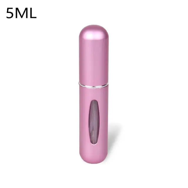 8/5ml Perfume Atomizer Portable Liquid Container For Cosmetics Traveling Mini Aluminum Spray Alcochol Empty Refillable Bottle.