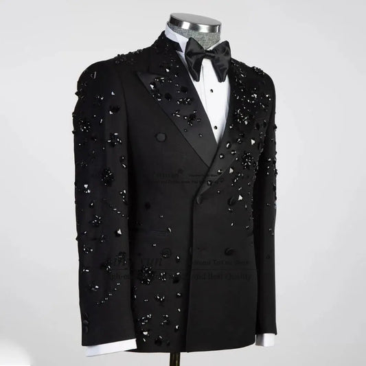 Luxury Metal Embellished Men Suits Notched Lapel Groom Tuxedos WeddingSPECIFICATIONS
Brand Name: NoEnName_Null
Material: Acetate
Material: lyocell
Material: Acrylic
Material: COTTON
Material: LYCRA
Material: microfiber
Material: ModaL
Johnny TirakJohnny TirakLuxury Metal Embellished Men Suits Notched Lapel Groom Tuxedos Wedding Prom Blazers Pants Outfit Terno Masculino Completo