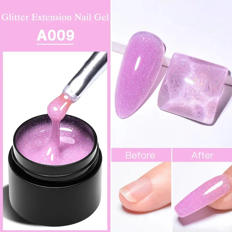 MEET ACROSS 7ml Clear Non Stick Hand Solid Extension Nail Gel Polish CSPECIFICATIONSBrand Name: MEET ACROSSIngredient: ResinOrigin: Mainland ChinaHign-concerned Chemical: NoneNumber of Pieces: One UnitVolume: 10mlModel Number: Q52305-1Johnny TirakJohnny TirakStick Hand Solid Extension Nail Gel Polish Carving Flower Nail Art Building UV Gel Acrylic Varnish