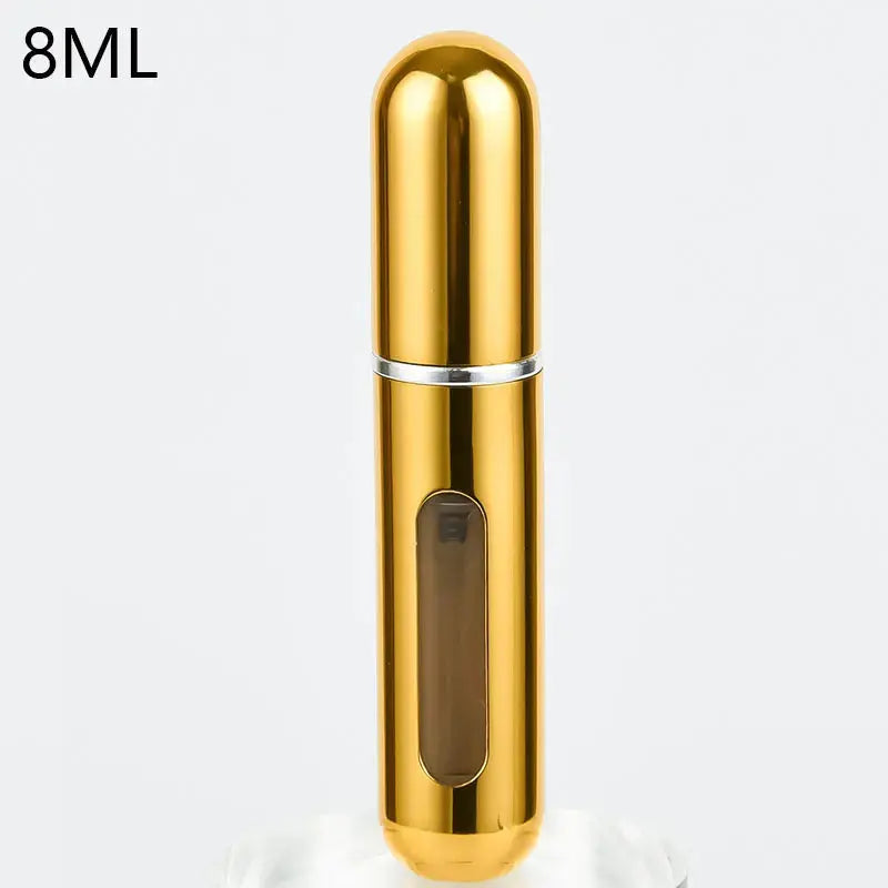 8/5ml Perfume Atomizer Portable Liquid Container For Cosmetics Traveling Mini Aluminum Spray Alcochol Empty Refillable Bottle.