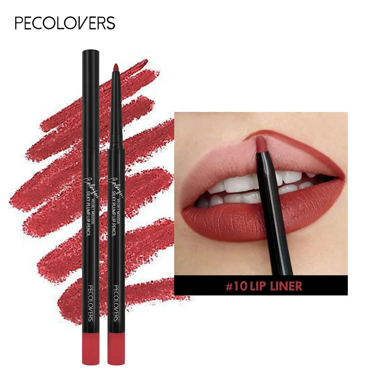 Waterproof Matte Lipliner Pencil Red Contour Tint Lipstick Long LastinSPECIFICATIONSBrand Name: NoEnName_NullBenefit: Easy to applyOrigin: Mainland ChinaType: Lip LinerChoice: yesJohnny TirakJohnny TirakWaterproof Matte Lipliner Pencil Red Contour Tint Lipstick Long Lasting