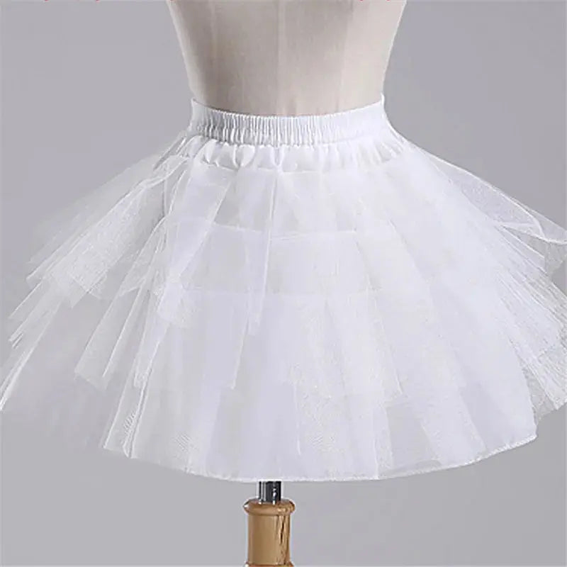 2023 White Children kids Petticoat A-Line 3 Hoops One Layer Kids CrinoSPECIFICATIONSBrand Name: NoEnName_NullMaterial: POLYESTEROrigin: Mainland ChinaCN: JiangsuTechnics: RUFFLEItem Type: petticoatDepartment Name: ChildrenChoice: yesJohnny TirakJohnny TirakLayer Kids Crinoline Lace Trim Flower Girl Dress Underskirt Elastic Waist