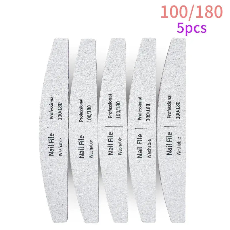 Nail File 100 to 180 Professional Tools Emery for Manicure Lime 240 SaSPECIFICATIONSBrand Name: NoEnName_NullQuantity: 5pcs/10pcsItem Type: Nail FileMaterial: plasticNumber of Pieces: COMBOOrigin: Mainland ChinaChoice: yessemi_Choice: Johnny TirakJohnny TirakManicure Lime 240 Sandpaper Gel Polishing Files