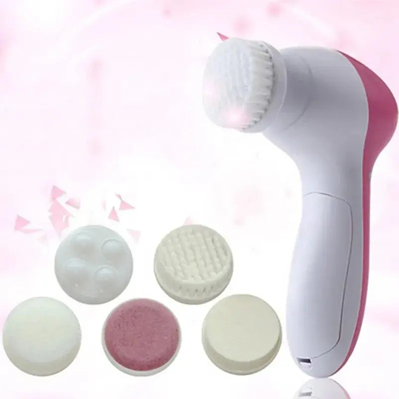 Electric Facial Cleaner 5 IN 1 Face Cleansing Brush Wash Machine Spa SSPECIFICATIONS
Number of Pieces: One Unit
Brand Name: other
Item Type: BRUSH
Power Source: DRY BATTERY
Material: plastic
Origin: Mainland China
Certification: CE
ChoJohnny TirakJohnny Tirak1 Face Cleansing Brush Wash Machine Spa Skin Care Massager Blackhead Cleaning Facial Cleanser Tools