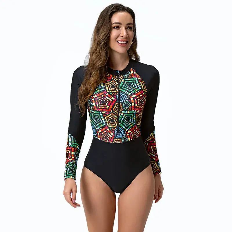 2024 Woman Swimsuit Long-Sleeve Quick Dry Surfing Suit Adult Diving ClSPECIFICATIONSBrand Name: NoEnName_NullMaterial: POLYESTERMaterial: nylonOrigin: Mainland ChinaCN: GuangdongGender: WOMENDepartment Name: WomenPattern Type: PrintFitJohnny TirakJohnny Tirak2024 Woman Swimsuit Long-Sleeve Quick Dry Surfing Suit Adult Diving Clothes