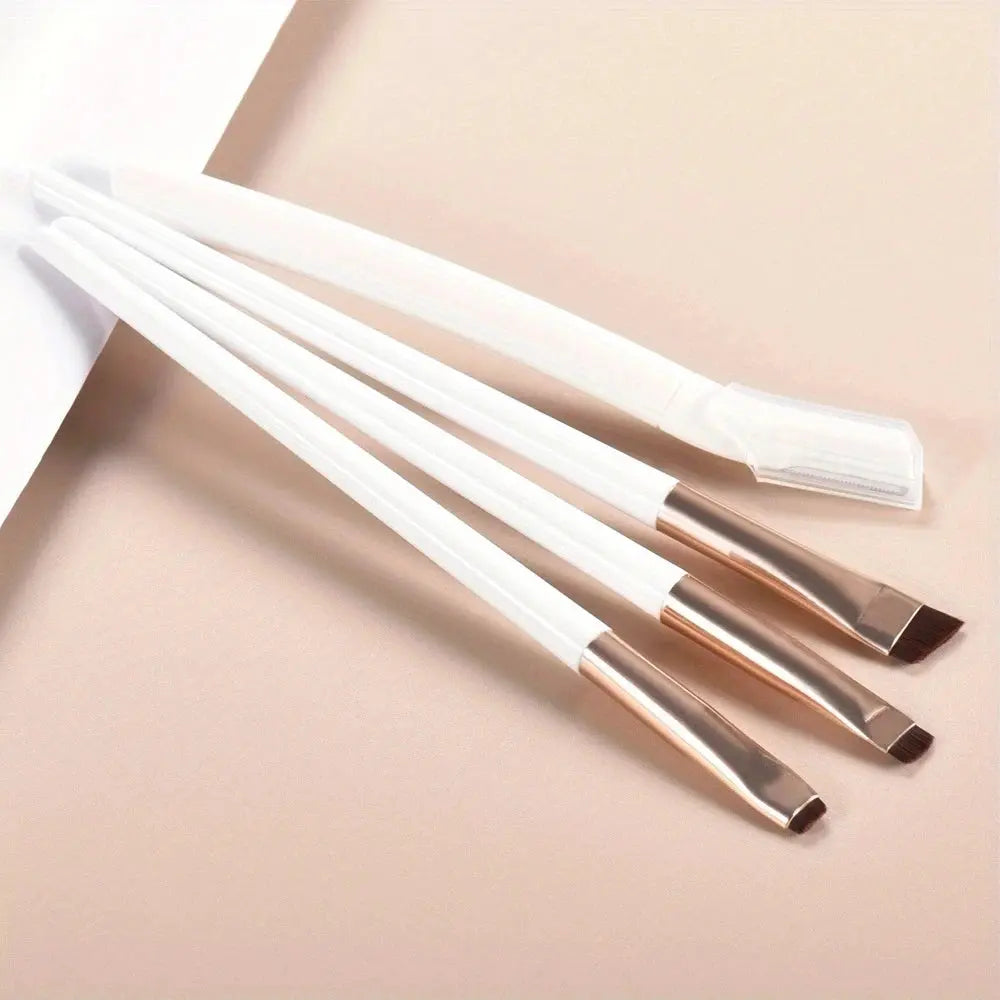 Ultra-Thin Eyebrow Brush Set -3Pcs Angled Precision Eyeliner MakeupBruSPECIFICATIONSBrand Name: otherItem Type: MAKEUP BRUSHQuantity: 3/4/7Origin: Mainland ChinaChoice: yesJohnny TirakJohnny TirakUltra-Thin Eyebrow Brush Set -3Pcs Angled Precision Eyeliner MakeupBrushes, Synthetic Bristles Slanted Eyeshadow Eye Brow Tintin