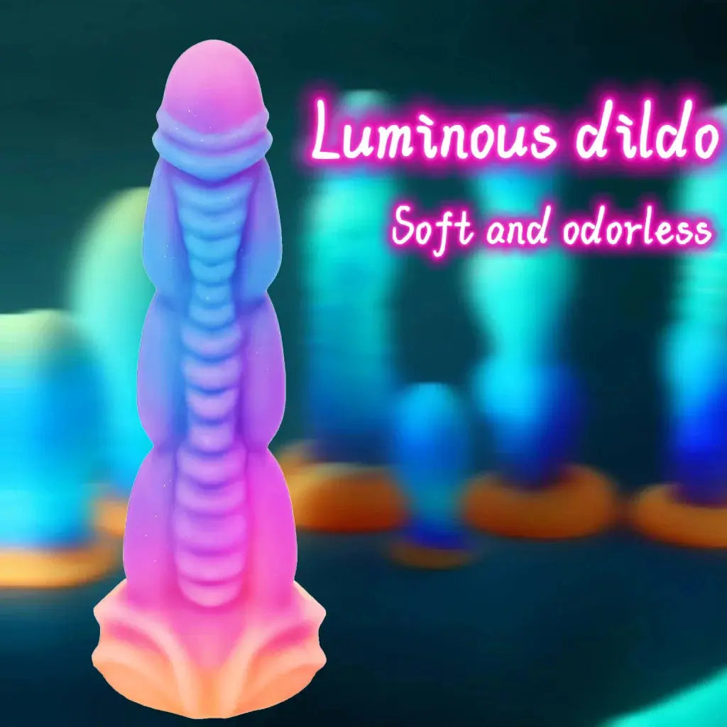 Silicone Realistic Dildo Luminous Monster Dildo Deep Anal Plug ExploreSPECIFICATIONSBrand Name: Sweet MagicSexually Suggestive: NoOrigin: Mainland ChinaObscene Picture: NoNumber of Pieces: One UnitSize: 1 sizeMaterial: SiliconeItem TypJohnny TirakJohnny TirakSilicone Realistic Dildo Luminous Monster Dildo Deep Anal Plug Explore Prostate Massage Anal Dildo Butt Plug Anal Toys Sexshop