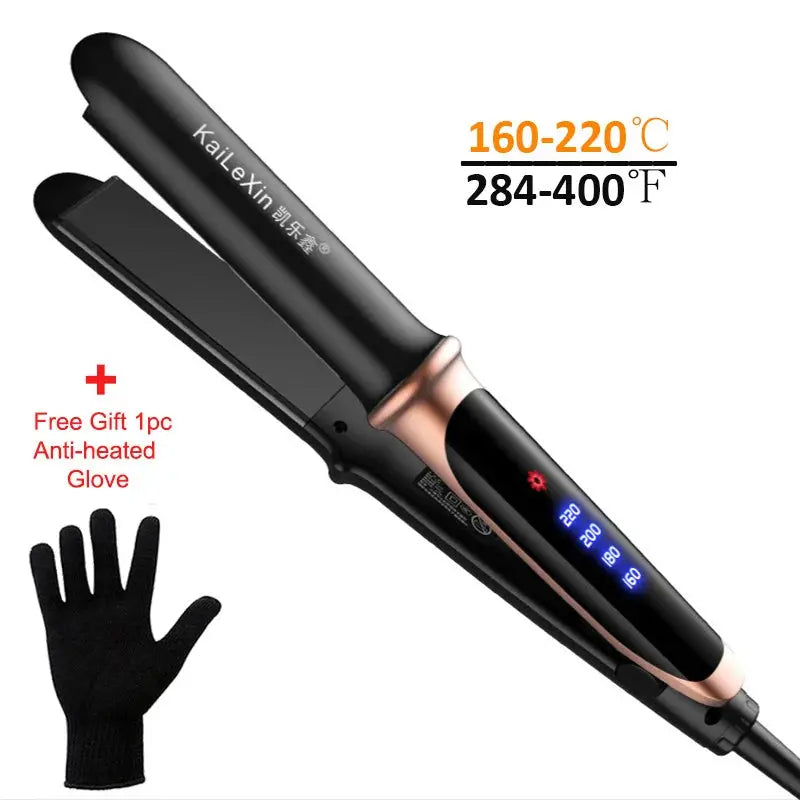 2 In 1 Professional Hair Straightener Hair Electric Iron Curling StraiSPECIFICATIONSBrand Name: NoEnName_NullMin. temperature: 160 °CApplicable hair: Dry &amp; wetOrigin: Mainland ChinaTemperature Controller: ThermostaticMax. temperatuJohnny TirakJohnny Tirak1 Professional Hair Straightener Hair Electric Iron Curling Straightening Irons