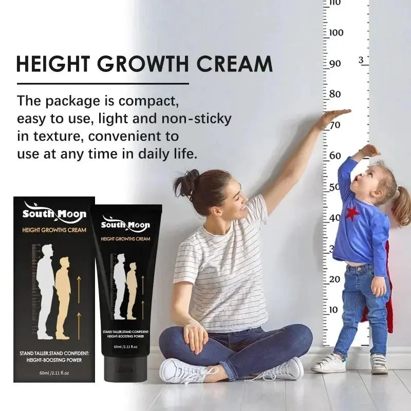 Height Increase Cream Promote Bone Growth Knee Joint Acupoint Massage SPECIFICATIONSFeatures1: Height GrowthFeatures2: Body boostingBrand Name: NoEnName_NullItem Type: Scrub &amp; Bodys TreatmentNET WT: 60mlNumber of Pieces: One UnitOrJohnny TirakJohnny TirakHeight Increase Cream Promote Bone Growth Knee Joint Acupoint Massage Stimulation Conditioning Sooth Body Herbal Health Products